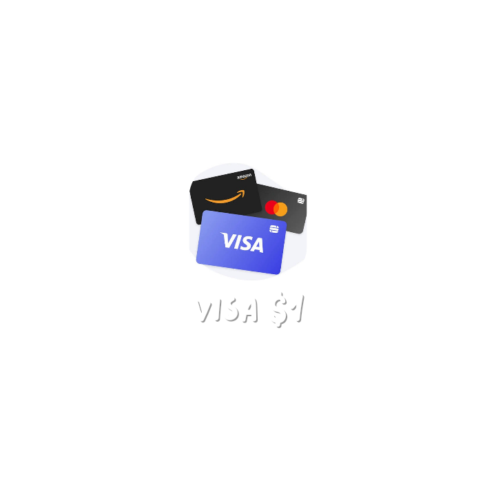 Gift E-Card VISA $1